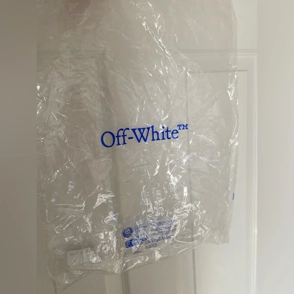 Off-White Blurr Book Over White Sweatshirt Size Medium